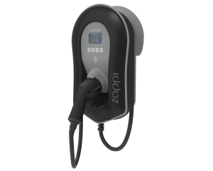 Zappi V2 charging box laddbox trefas 3-phase ladda elbilen EV_Solution laddkabel charging cable black
